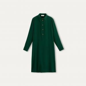 Платье DEMETRA MOMONI. Цвет: зеленый