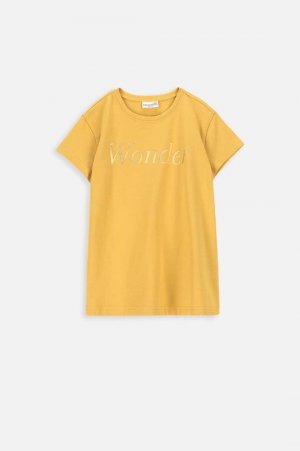 Детская футболка , желтый Coccodrillo