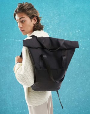 Черный нейлоновый рюкзак с отделением для ноутбука DESIGN Asos