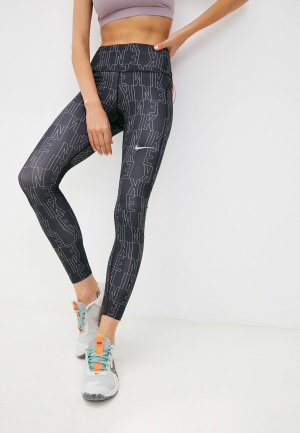 Тайтсы Nike W NK DF RUN DVN FAST TGT. Цвет: черный