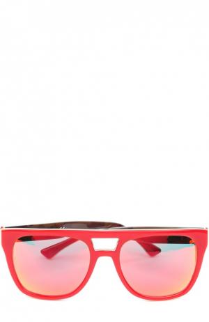 Очки с футляром Dolce & Gabbana. Цвет: красный