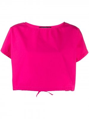 Укороченная блузка Department 5. Цвет: розовый
