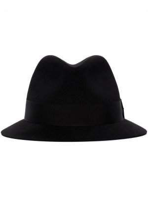 Фетровая шляпа Chapeau Saint Laurent. Цвет: черный