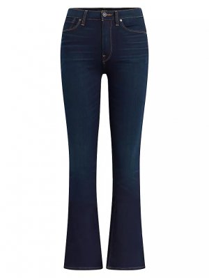 Джинсы Barbara с завышенной талией и зауженным вырезом , цвет requiem Hudson Jeans