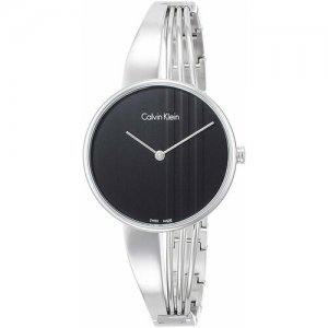 Наручные часы CALVIN KLEIN, черный, серебряный Klein. Цвет: серебристый