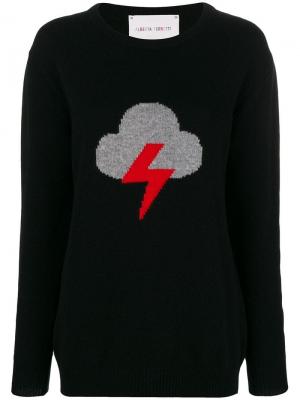 Джемпер Thunder Alberta Ferretti. Цвет: черный