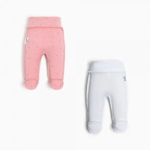 Комплект одежды , размер 62-68, розовый, белый Крошка Я. Цвет: розовый/белый