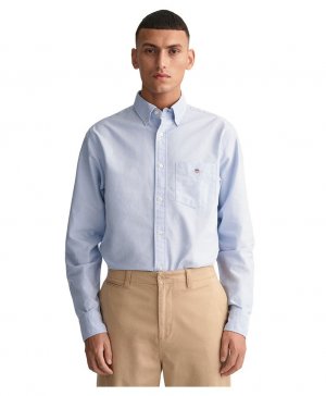 Рубашка с длинным рукавом Oxford Regular Fit, синий Gant