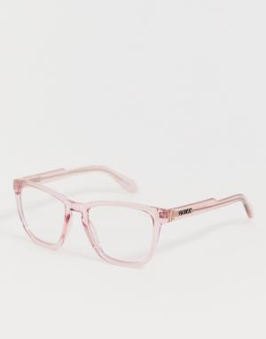 Квадратные очки в розовой оправе Quay Australia