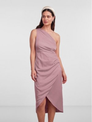 Коктейльное платье стандартного кроя, фиолетовый YAS