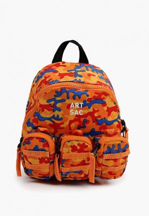 Рюкзак Artsac Jakson Triple S Backpack. Цвет: оранжевый