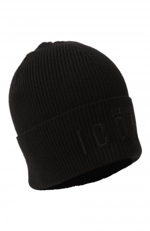 Шерстяная шапка Icon Dsquared2. Цвет: чёрный