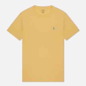 Мужская футболка Classic Crew Neck 26/1 Jersey Polo Ralph Lauren. Цвет: жёлтый