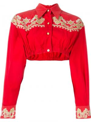 Куртка-болеро Jean Paul Gaultier Vintage. Цвет: красный