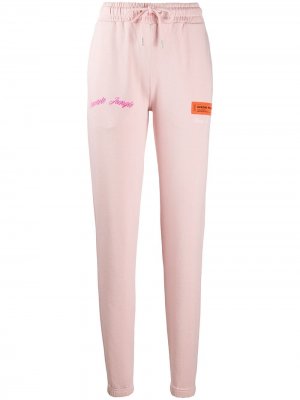 Спортивные брюки с нашивкой-логотипом Heron Preston. Цвет: розовый