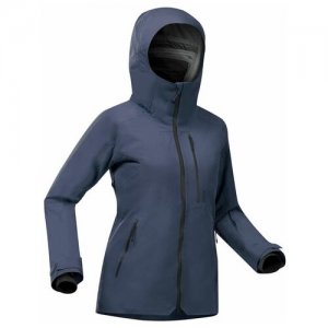 Куртка лыжная для фрирайда женская цвет темно-синий размер EU XS/RU 42 FR500 PADDING Х Decathlon. Цвет: синий