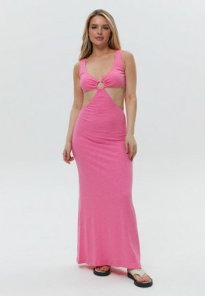 Платье пляжное Manera Odevatca. Цвет: розовый