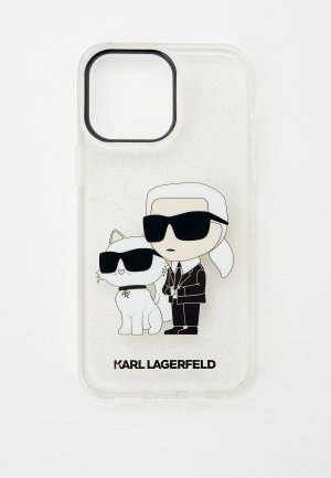 Чехол для iPhone Karl Lagerfeld 14 Pro Max. Цвет: прозрачный
