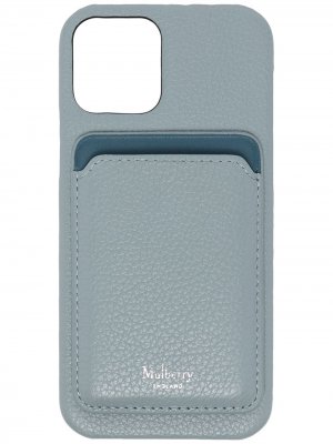 Чехол для iPhone 12 с логотипом Mulberry. Цвет: синий