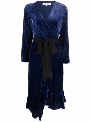 Платье Tulisa с запахом DVF Diane von Furstenberg. Цвет: синий