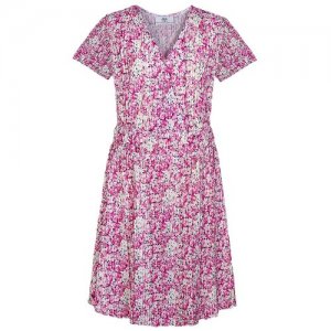 Платье трикотажное GGIBGI0000000MC для девочки цвет малиновый 14 лет Le Temps Des Cerises. Цвет: фуксия/розовый