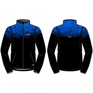 Куртка , размер M, черный, синий KV+. Цвет: черный/синий/черно-синий