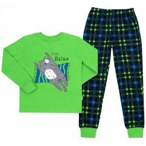 Пижама , размер 86, зеленый Bembi. Цвет: зеленый/салатовый