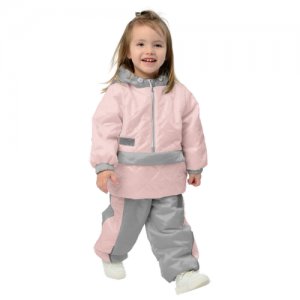 Комплект ( Куртка + брюки ), Демисезон, Светло-розовый, арт. 417Т (92 см) MaLeK BaBy. Цвет: розовый