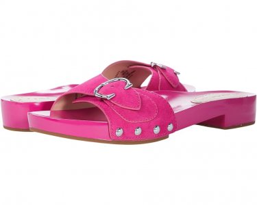 Сандалии COACH Bleeker Sandal, цвет Shocking Pink Suede