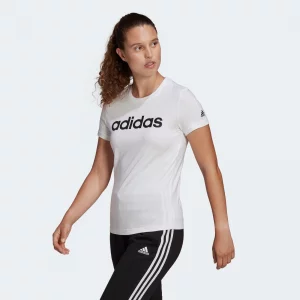 Футболка женская GL0768 белая S Adidas. Цвет: белый