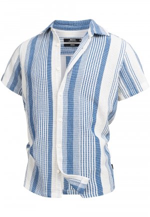 Рубашка на пуговицах стандартного кроя Cosby, синий INDICODE JEANS