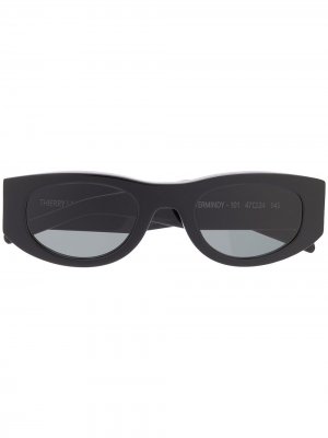 Солнцезащитные очки Mastermindy в овальной оправе Thierry Lasry. Цвет: черный
