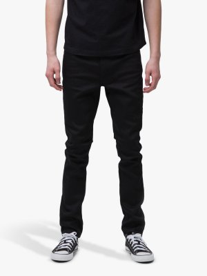 Джинсы Slim Lean Dean Jeans, Everblack Nudie Jeans