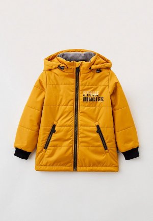 Куртка утепленная Nikastyle. Цвет: желтый
