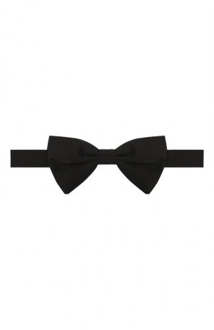 Шелковый галстук-бабочка Canali. Цвет: чёрный