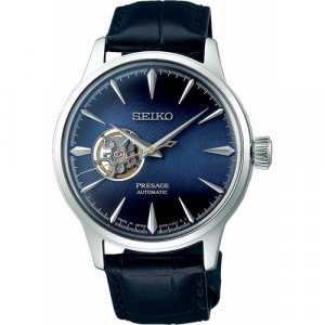 Наручные часы SSA405J1, синий, серебряный SEIKO. Цвет: синий/серебристый