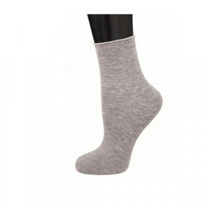 Носки , 5 пар, размер 25-27, серый ГРАНД. Цвет: серый/светло-серый