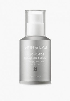 Сыворотка для лица Skin&Lab Niacinamide Recovery Serum, 30 мл. Цвет: прозрачный