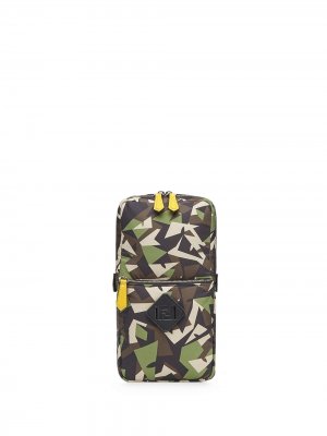 Рюкзак с камуфляжным принтом Bag Bugs Fendi. Цвет: коричневый