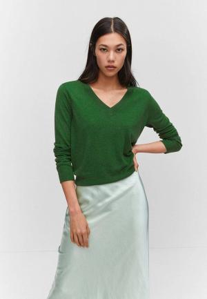 Пуловер Mango LUCCAV. Цвет: зеленый