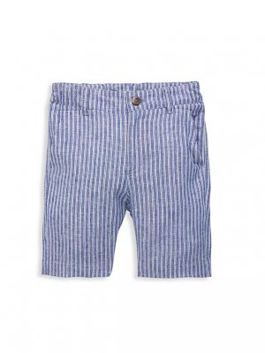 Полосатые шорты с плоской передней частью для маленьких мальчиков и , цвет cabana stripe Appaman