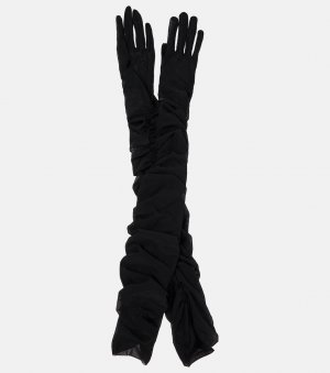 Перчатки leontyne со сборками , черный Jennifer Behr