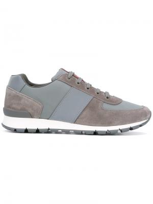 Running sneakers Prada. Цвет: серый