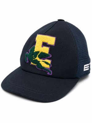 Embroidered-logo baseball cap ETRO. Цвет: синий