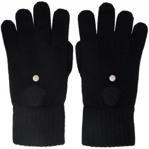 6 Moncler 1017 ALYX 9SM Черные трикотажные перчатки Guanti Genius