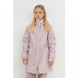Пальто , размер 134-140/72/66, розовый crockid. Цвет: розовый