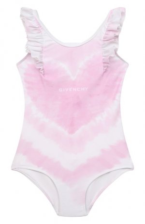 Слитный купальник Givenchy. Цвет: розовый