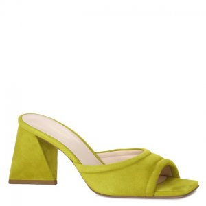 Женская обувь Oronero Firenze. Цвет: желто-зеленый