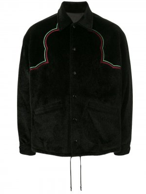 Куртка-рубашка в стиле вестерн Toga Virilis. Цвет: черный