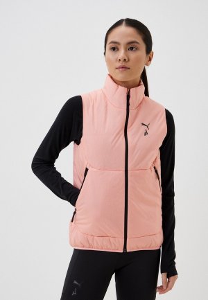 Жилет утепленный PUMA Seasons Primaloft Vest Peach Smoothie. Цвет: розовый